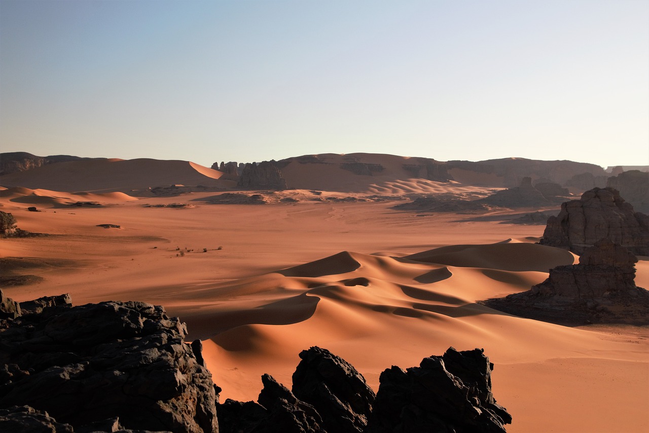 découvrez l'algérie, un pays riche en histoire, culture et paysages variés, allant des montagnes majestueuses du hoggar aux vastes étendues du sahara. explorez ses traditions uniques, sa gastronomie savoureuse et ses sites archéologiques fascinants.